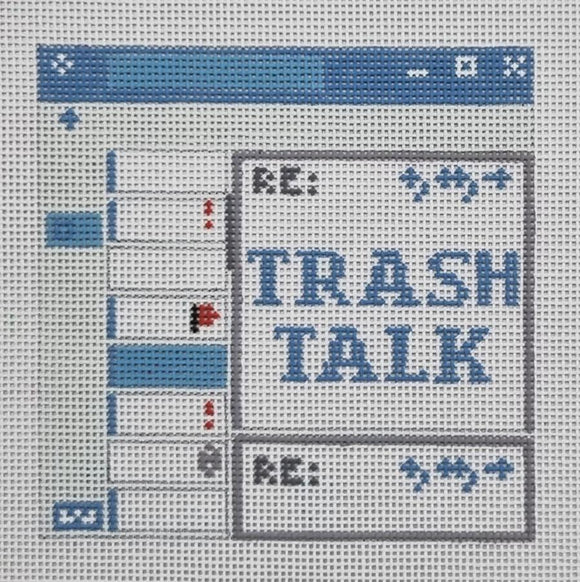 Trash Talk Email Coaster