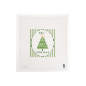 GP115c-First Christmas Green