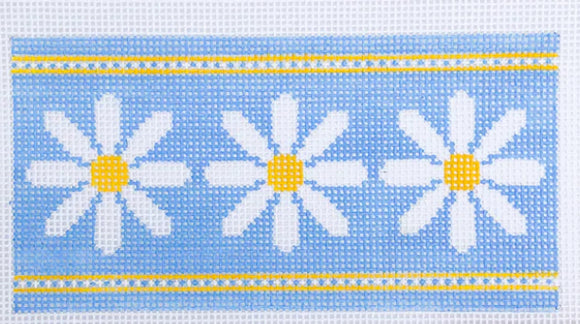 Daisies 3x6 Insert Needlepoint Canvas - 2025 Trunk Show Exclusive