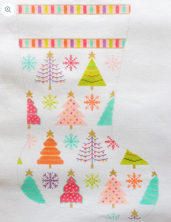 Whimsical Trees Stocking - 2025 trunk Show