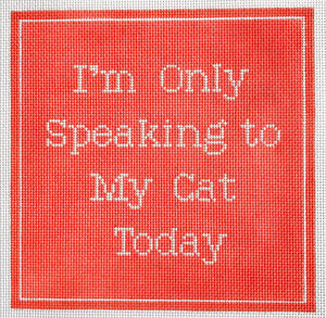 Speaking to My Cat Today - Coral - 2025 trunk Show