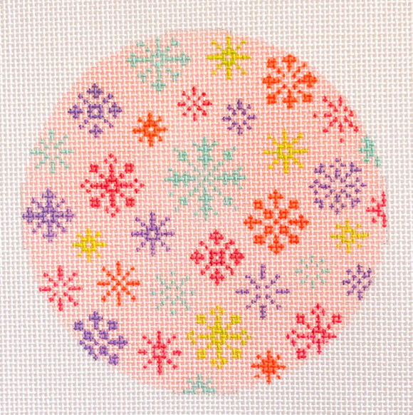 Scattered Snowflakes- Pink - 2025 trunk Show