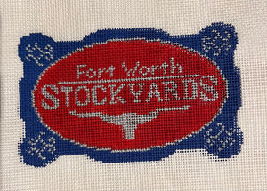 Fort Worth Stockyards - Red & Blue