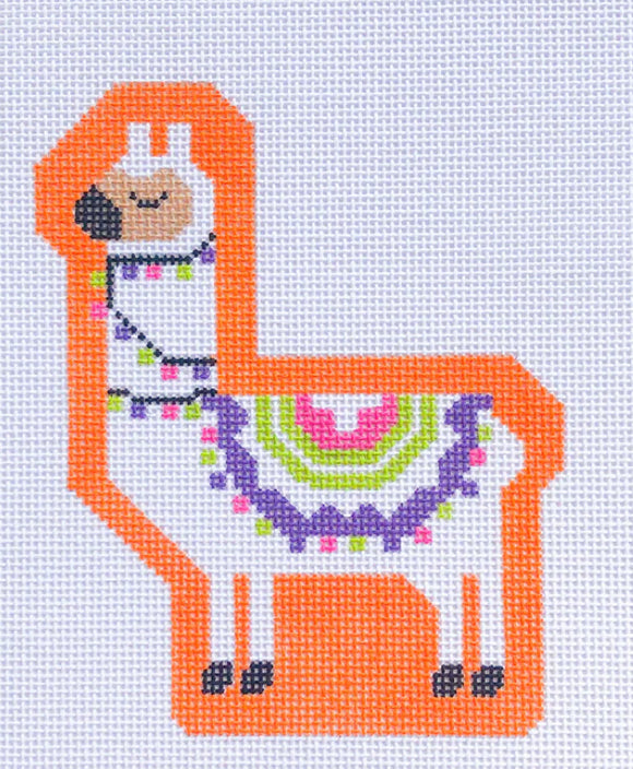 Larry the Llama - Orange - 2025 trunk Show