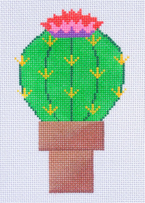 Cactus Ornament Needlepoint Canvas - 2025 Trunk Show Exclusive