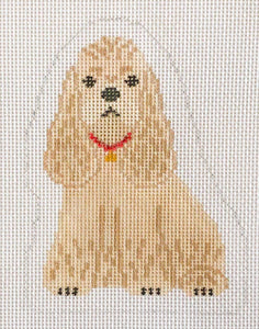 Cocker Spaniel Needlepoint Canvas - 2025 Trunk Show Exclusive