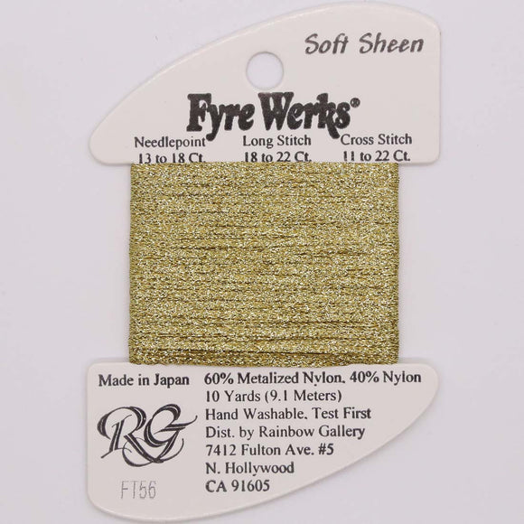 Fyre Werks Soft Sheet (FT56-Vintage Gold)