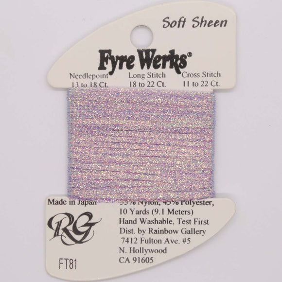 Fyre Werks Soft Sheet (FT81-Lilac Pearl)