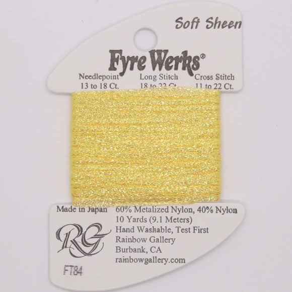 Fyre Werks Soft Sheet (FT84-Yellow Pearl)