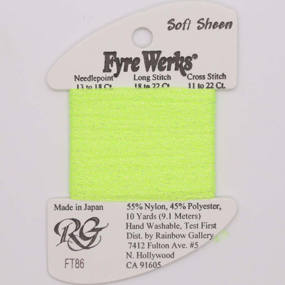 Fyre Werks Soft Sheet (FT86-Sharp Green)