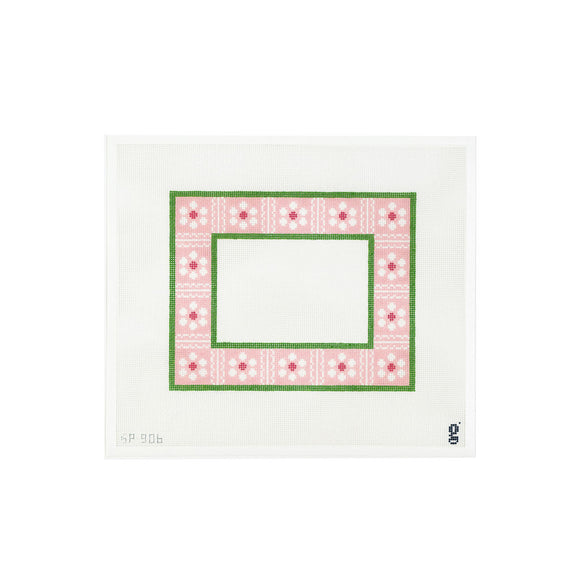 GP90b-Scallop Daisy Frame Pink