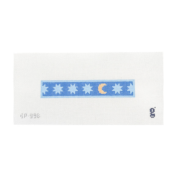 GP99b-Moon & Stars Fob Blue