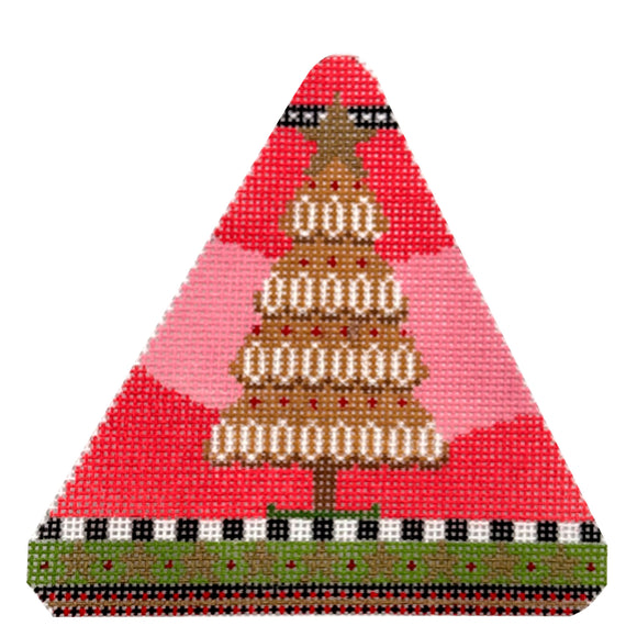 Gingerbread Spice Pine Needlepoint Canvas