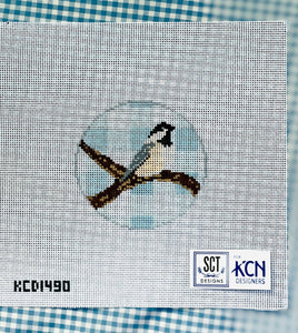 KCDTS Gingham Round Chickadee