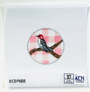 KCDTS Gingham Round Woodpecker