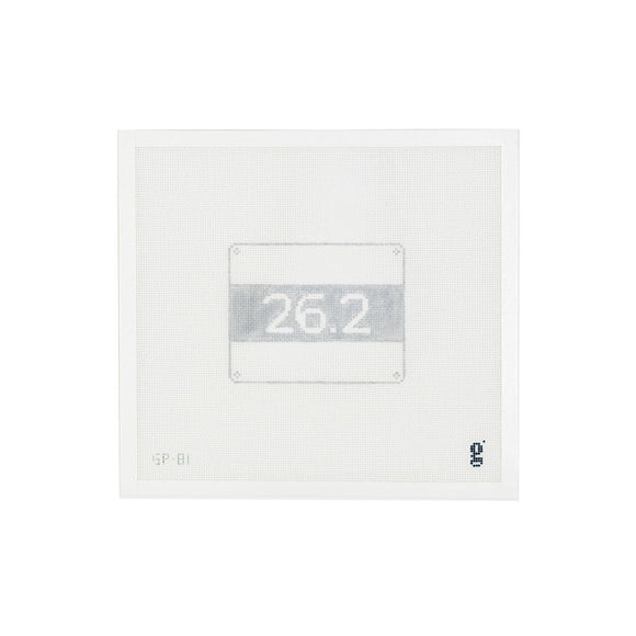 GP81-Greyscale Marathon Bib