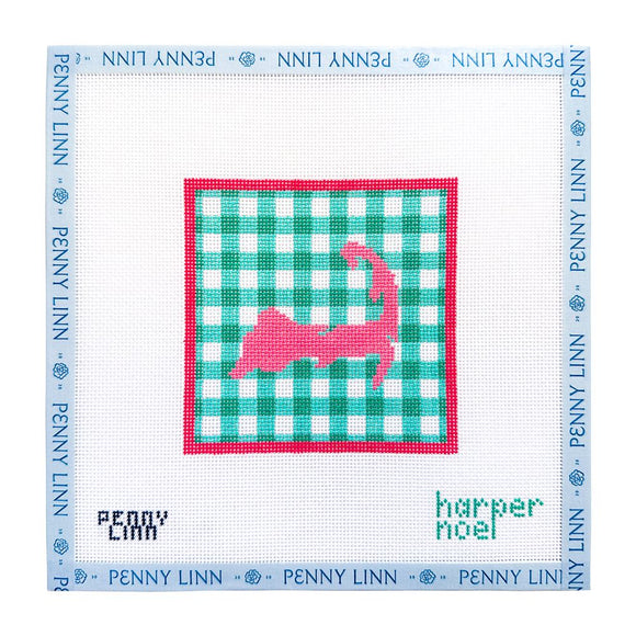 PLDTS Cape Cod on Green Gingham - Pink