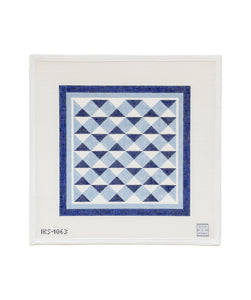 Blue Tile Pillow