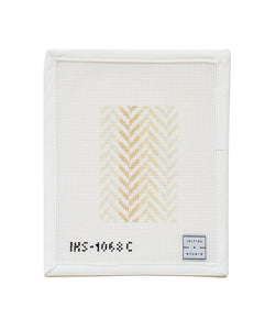 Herringbone Passport Cover Neutral