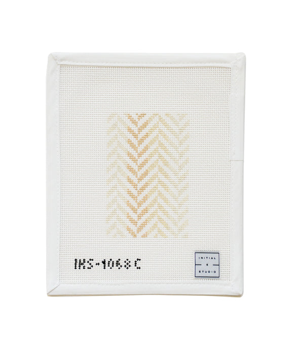 Herringbone Passport Cover Neutral