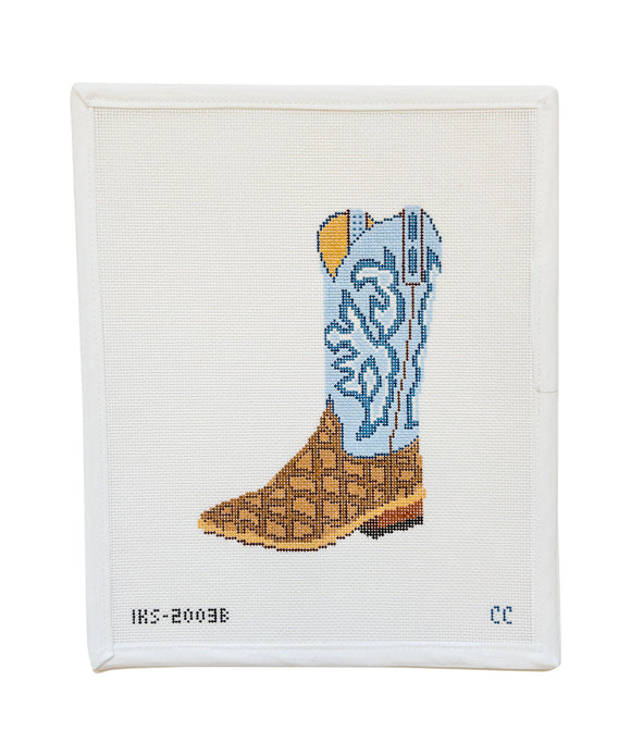 Blue Cowboy Boot