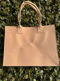 Felt Tote Project Bag - Tan