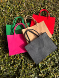 Felt Tote Project Bag - Charcoal Heathered Gray