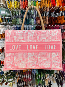 Project Bag - Love Paris Tote Bag