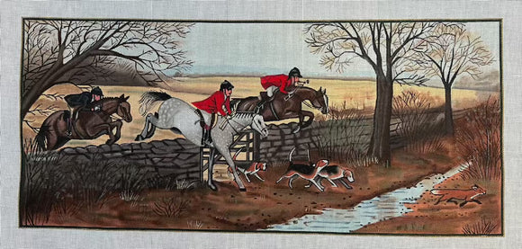 TTAWH102 - Hunt Scene, wall hanging  18 Mesh