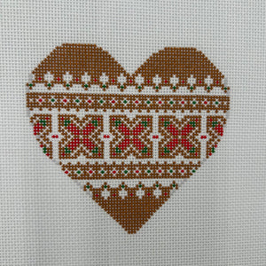 Gingerbread Nordic Heart