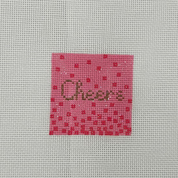 Cheers on Pink -  Koozie insert