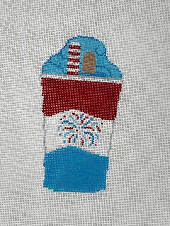 Patriotic Coffe Drink