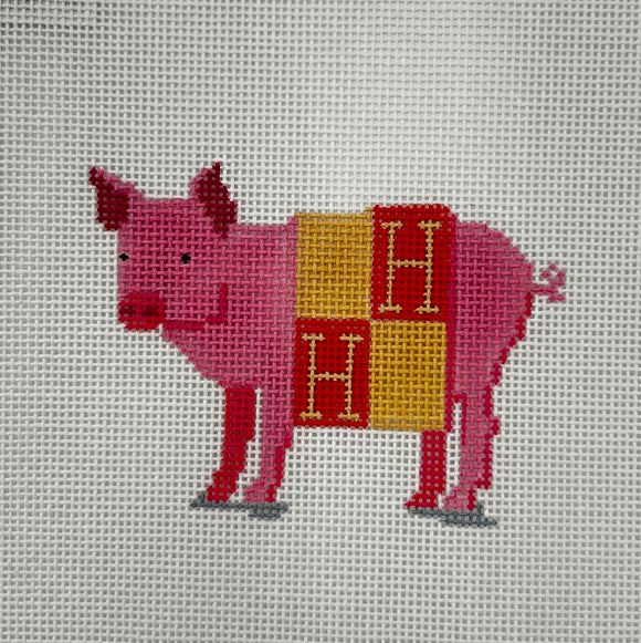 Pig in an Hermes Blanket