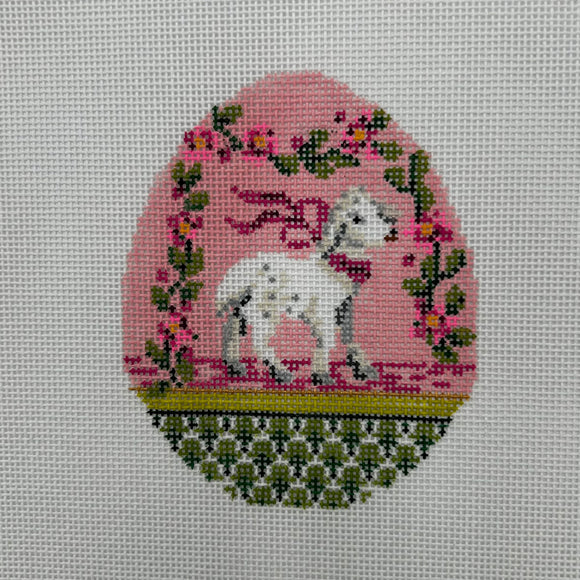 Pink Garland Lamb Egg