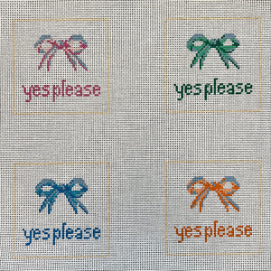 Yes Please Bow Coasters