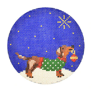 KB 1584 - Midnight Dachshund Round - KBTS Sep23