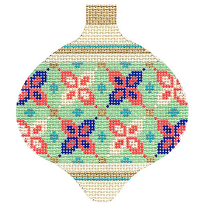 KB 1590 - Florentine Baubles - Mint Quatrefoil - KBTS Sep23