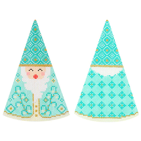 KB 1604 - Santa Cones - Turquoise Diamonds Hat - KBTS Sep23