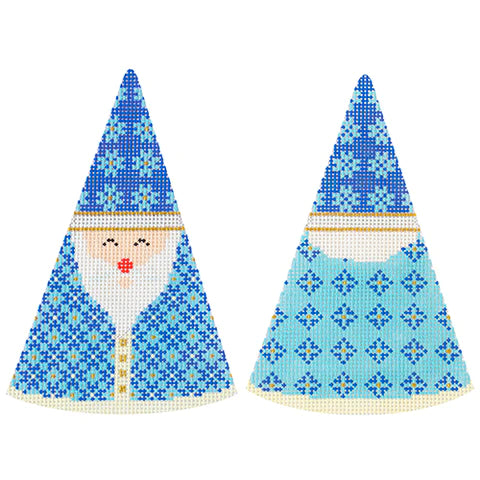 KB 1605 - Santa Cones - Blue Snowflakes Hat - KBTS Sep23