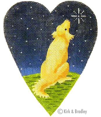 KB 262 - Midnight Golden Retriever Heart - KBTS Sep23