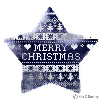 KB 456 - Navy Nordic Star Merry Xmas - KBTS Sep23