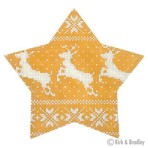 KB 462 - Nordic Reindeer Xmas Star Gold - KBTS Sep23
