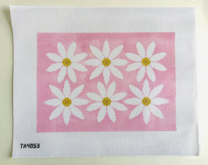 KCDTS Courteney Six Flowers Canvas - Pink and Gold