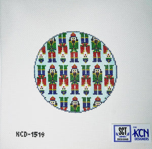 KCDTS Mini Nutcrackers on Blue Round