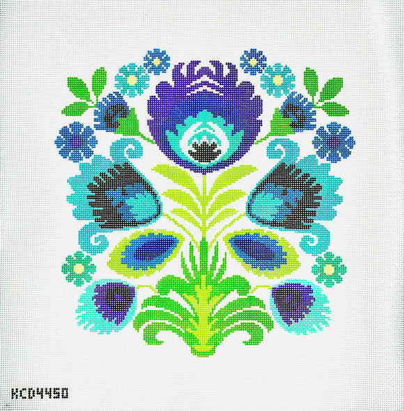 KCDTS Polish Folk Design - Purple Flower