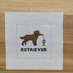 KCDTS Retriever (Red Wine) Canvas