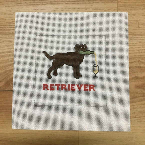 KCDTS Retriever (White Wine) Canvas