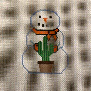 KCDTS Snowman with Cactus