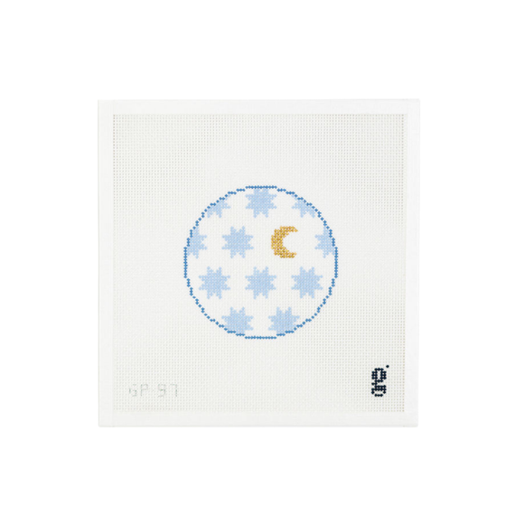GPTS - Moon & Stars Round White