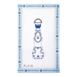 PLDTS Blue & White Tequila Bottle